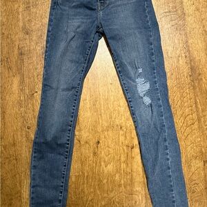 Levi’s 720 High Rise Super Skinny Blue Jeans - Size 24